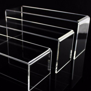 يو شكل عداد الناهض شفافة الاكريليك مستحضرات التجميل عرض الجسر - Product Image 5