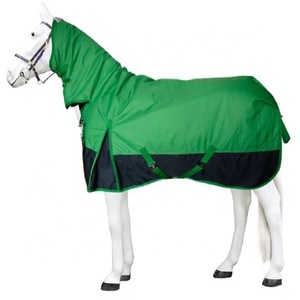 Invierno 1200 Denier impermeable transpirable Ripstop tela caballo alfombra cuello adjunto cromo Hardware 300 GSM poliéster relleno - Product Image 1