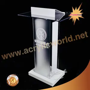 china factory Customized Acrylic Clear Pulpit Lectern Church Podium lectern podium