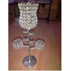 Wedding Crystal Center Piece 3 in One <b>Candle</b>/<b>tea</b> Light <b>Holder</b> - Product Image 1