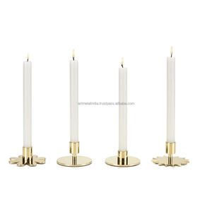 Handmade NEW LOOK Gold Metal <b>Candlestick</b> <b>Holder</b> Centerpieces or Wedding Decoration Beautiful Wedding Candle Stand - Product Image 3