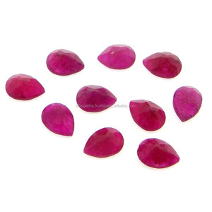 ทับทิมธรรมชาติคอรันดัม AA คุณภาพ7x5มม. ลูกแพร์ตัดหลวมอัญมณี0.90กะรัตสีชมพูสำหรับเครื่องประดับ - Product Image 3