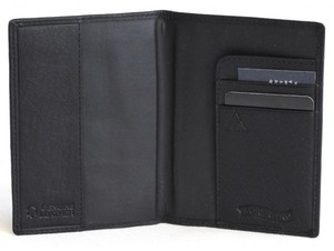 Porte-passeport et porte-cartes en cuir de vache pleine fleur de qualité sécurisée, style vestimentaire de luxe avec fermeture ouverte, portefeuille court - Product Image 4