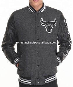 แจ็กเก็ตสำหรับโรงเรียนอเมริกันยูนิเซ็กซ์เครื่องแบบเบสบอลหนังเม็ดยาวแจ็คเก็ตวิ่งฤดูหนาวสำหรับผู้ชายขนาดพิเศษ - Product Image 3