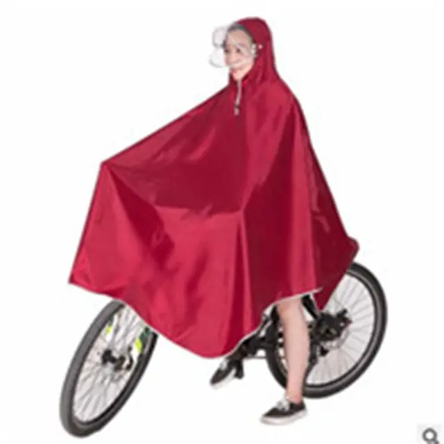 معطف واق من المطر قماش أكسفورد مقاوم للماء ومشترك لركوب الدراجة للبالغين للقيادة والأنشطة الخارجية للصبيان والفتيات