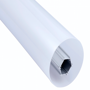 Profil <span class=keywords><strong>LED</strong></span> 360 degrés 76*76mm Largeur Tube Suspendu Lumière de profil de haute qualité <span class=keywords><strong>LED</strong></span> Aluminium - Product Image 3