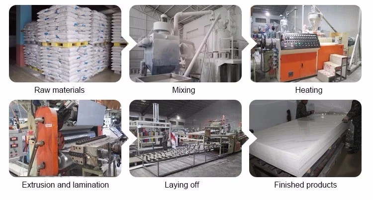 High Glossy Printing PVC Marble Sheet For Wall Decoration