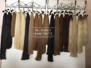 Super Double Drawn Remy Hair Unprocessed Virgin Cambodian Human Hair Straight Bulk Extension Color Hair Model Number - Product Image 5