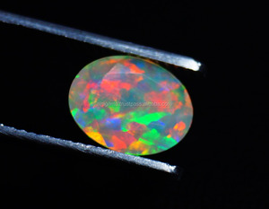 Pierre précieuse d'opale éthiopienne naturelle 10x8mm forme ovale précieuse Welo arc-en-ciel Flashy pierre d'opale éthiopienne au prix de gros - Product Image 3