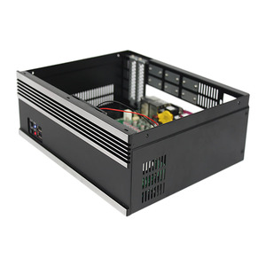 S25 Chất lượng cao Mini ITX mỏng trường hợp hợp kim nhôm máy tính tháp máy chủ <span class=keywords><strong>Rack</strong></span> với Fan Sản xuất tại thâm quyến sản phẩm Chứng Khoán - Product Image 5