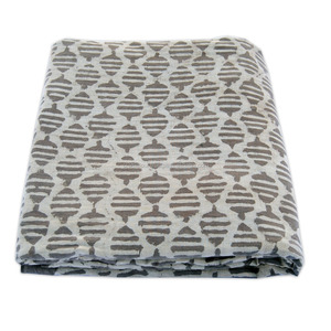 Beautiful Organic Eco-Friendly Hand Block Printed <b>White</b> Cotton Fabric Running Material for Boys' Shirt Cover Crafts Bags - Product Image 5