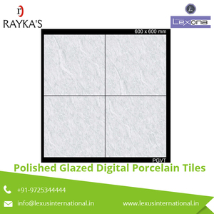 600*600mm Carreaux de porcelaine numériques émaillés de conception classique moderne polis pour l'isolation thermique des murs intérieurs pour l'exportation en vrac - Product Image 5