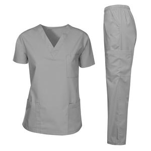 Tenues médicales unisexes, hauts de travail, dernières tendances, broderie, style personnalisé OEM, fournisseurs pakistanais, ensembles de blouses d'hôpital - Product Image 3