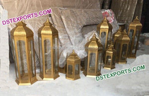 Décoration de mariage inspirée du thème marocain, lampes en métal légères avec couleur personnalisable - Product Image 5