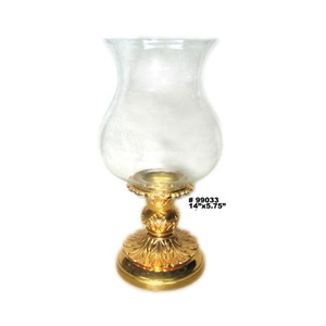 Salon Design Bougeoir À La Main logo privé gravure Décor Bougeoir Or Couleur Décor À La Maison Bougeoir - Product Image 1