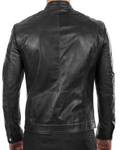 Chaqueta de moto de cuero para hombre urbano, ropa de moto de manga larga, equipo de carreras, rompevientos, traje de motorista protector - Product Image 2