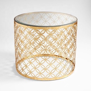 โต๊ะข้างโลหะสำหรับห้องนั่งเล่นสำเนียงตารางที่ขายดีที่สุดตารางสวน - Product Image 4