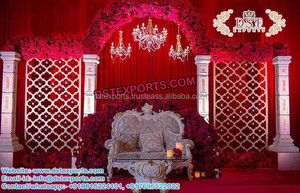 Escenario Moderno Árabe de Terciopelo Ligero para Bodas y Eventos, con Tamaño Personalizado para Recepciones Reales Marroquíes y Eventos Occidentales - Product Image 5