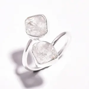 Bague en argent Sterling 925 diamant hermès, bijoux en argent 925 - Product Image 1