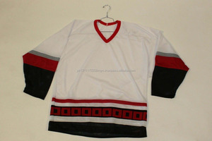 Barato al por mayor en blanco Hockey Jersey sublimado personalizado Hockey Jersey Camo hombres camisas XXL Western XXXL OEM personalizado XXS Logo PCS - Product Image 4