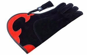Guantes de cetrería de cuero auténtico de la mejor calidad, trampa para animales de alto fabricante para manejo de aves, ropa Premium para caza y vida silvestre - Product Image 2
