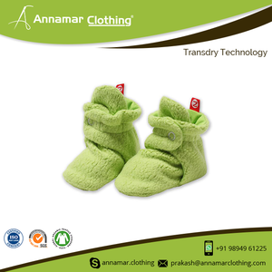 Wholesale New Design Baby <b>Booties</b> - Baby Boots Wholesale Soft Sole 100% Organic Cotton Baby <b>Booties</b> - Product Image 4