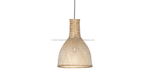 Suspension lumineuse artisanale en bambou - Product Image 2