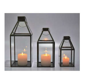 เชิงเทียนทองเหลืองโบราณอันสวยงามทำด้วยมือ IHA MFG ในร่ม/กลางแจ้งสำหรับบ้านสำนักงานโรงแรมงานแต่งงานคริสต์มาส - Product Image 6