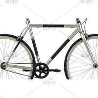 Vélo de route Spire Cycle PC-210585S personnalisé à une vitesse, cadre en acier, pneus Kenda, freins Promax RC-462, roues 700c, 120 kg