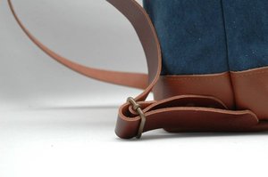 Voyage en plein air ordinateur portable Roll Top sac à dos rétro hommes femmes toile sac à dos LHB 0085 - Product Image 6