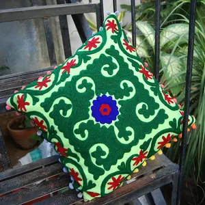 Flowers Designer Cushion Covers Square Shape Decor Cushions Decorative Pillow SSTHS081