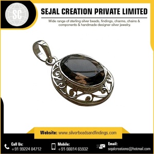 Colgante de piedra a granel de plata esterlina 925 personalizado colgantes de piedras preciosas a granel al por mayor - Product Image 3