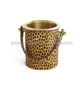 Brass Fancy Clear Copper Material Luxury Decoration Strong Metal Wine <b>Chiller</b> - Product Image 2