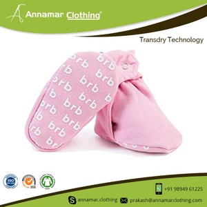 Organic Cotton Baby Booties Supplier - Baby Booties Cotton Fabric New Born Baby Booties For Outdoor - Product Image 5
