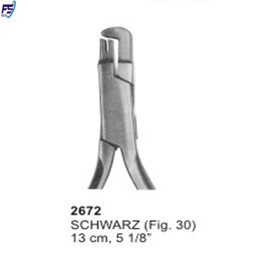 Instrumentos de ortodoncia Schwarz Fig 29, alicates 12,5 cm FS:2669 - Product Image 4