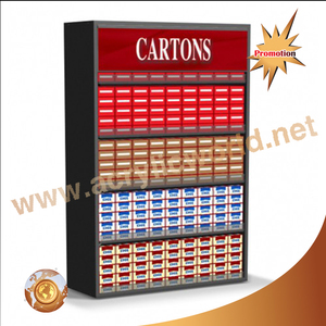 cigarette <b>display</b> acrylic cigarette <b>display</b> cabinet/ acrylic cigarette <b>display</b> <b>rack</b>/ acrylic cigarette stands with pushers - Product Image 1