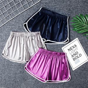 Ladies Summer Beach Wear Silky Velvet Shorts - Product Image 3