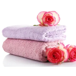 Toalla de baño lisa color sólido calidad suave 100% algodón Toalla de baño de golf con logotipo personalizado a precio de fábrica - Product Image 1