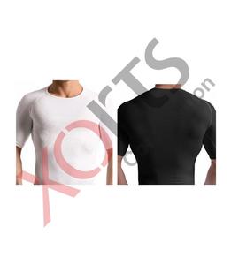 Rash Guard de entrenamiento atlético para hombre, logotipo personalizado de secado rápido, transpirable, gimnasio, Fitness, deporte, correr, Yoga, Spandex para exteriores - Product Image 1