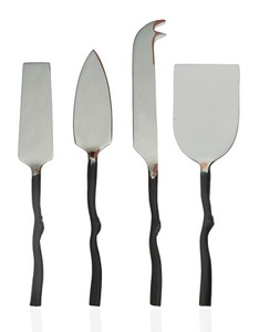Coupe-fromage en acier inoxydable finition argentée ensemble de couverts en métal cuisine de table ensemble d'outils à fromage en métal - Product Image 2