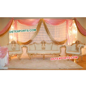 Mariage indien Canapé Design Ensemble De Mariage Musulman Meubles Pakistanais Scène De Mariage Canapé Ensemble - Product Image 1