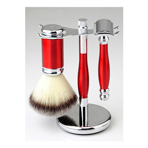 Afeitado para hombres, venta al por mayor, soporte para brocha de afeitar de doble filo para hombres, juego de soporte para maquinilla de afeitar mental al mejor precio - Product Image 1