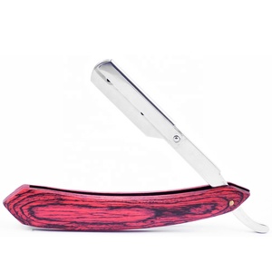 Prestige <b>Razor</b> Multishade <b>Single</b> <b>Blade</b> Stainless Steel Barber Straight <b>Razor</b> for Professional Face Shaving Human Use-Wood Handle - Product Image 4