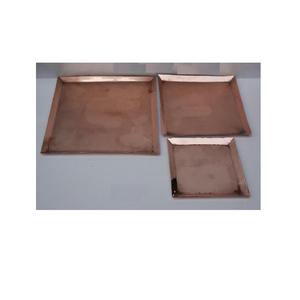 Vente chaude Miroir Polonais Cuivre Carré Métal Plaques Décor À La Maison Bol pour Les Fêtes De Noël - Product Image 5