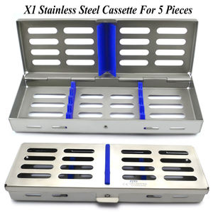 Conjunto de 5 Dental Thomas cera y modelos restaurativa talladores de acero inoxidable con Cassette - Product Image 4