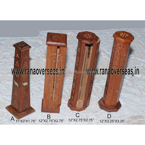 Best Quality Wooden <b>Incense</b> Tower in Different Shaped for <b>Incense</b> Sticks and <b>Incense</b> <b>Cone</b> <b>Burner</b> Holder - Product Image 3