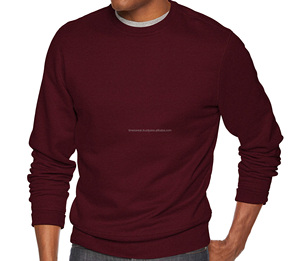 Sudadera de cuello redondo acolchado para hombre, suéter de invierno con patrón sólido, prendas de vestir, cuello redondo, Material de poliéster/algodón - Product Image 3