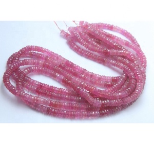 ลูกปัดหินเจียระไนแบบเหลี่ยมเพชรพลอยขนาด13นิ้วทำจากทับทิมแซฟไฟร์อัญมณีธรรมชาติสำหรับทำเครื่องประดับ - Product Image 1