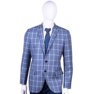 ชุดสูทธุรกิจผู้ชายปี 2020 แบบสั่งตัดทรงเข้ารูป ผ้าขนสัตว์ 100% ปิดกระดุมสองเม็ด ดีไซน์หล่อ ระบายอากาศได้ดี - Product Image 1