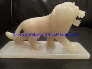 El Pakistán proveedor de ónix tallada de estatua de León - Product Image 2
